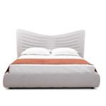 Upholstered Bed King Queen Size Bedroom Leather Bed