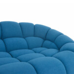 Bubble Sofa Designer Curved Net Velvet Corner Sofa by Roche Boboies