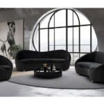 Minimalist Curved 321 Sofa Modern Light Luxury Living Room Furniture