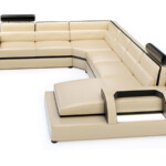 Natural Genuine Leather U Shaped Sectional Sofa Furniture for Home Hot Selling
