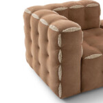 New Modular Sofa Red Fabric Living Room Furniture